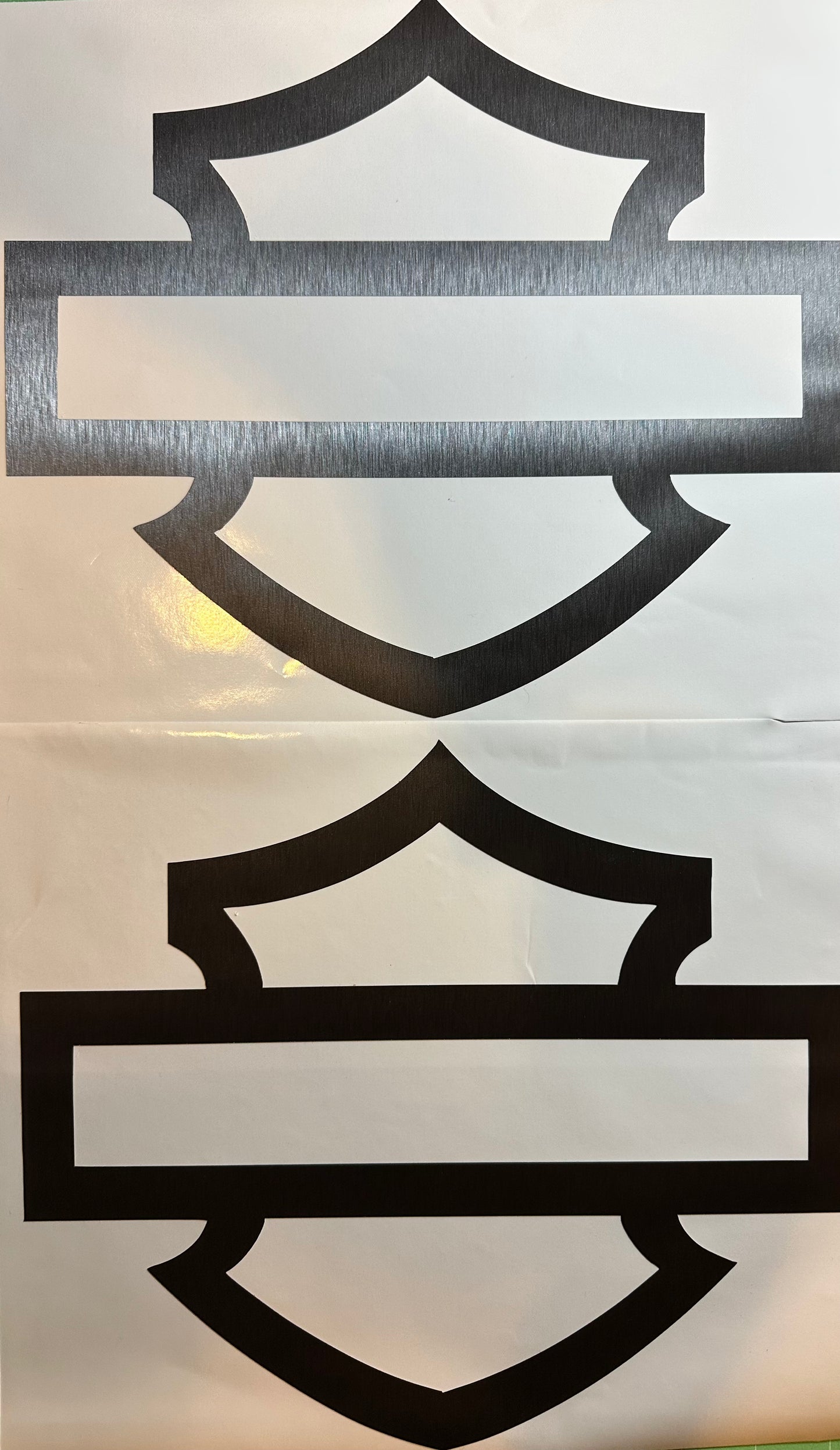 Custom Saddle Bag Decals Plain