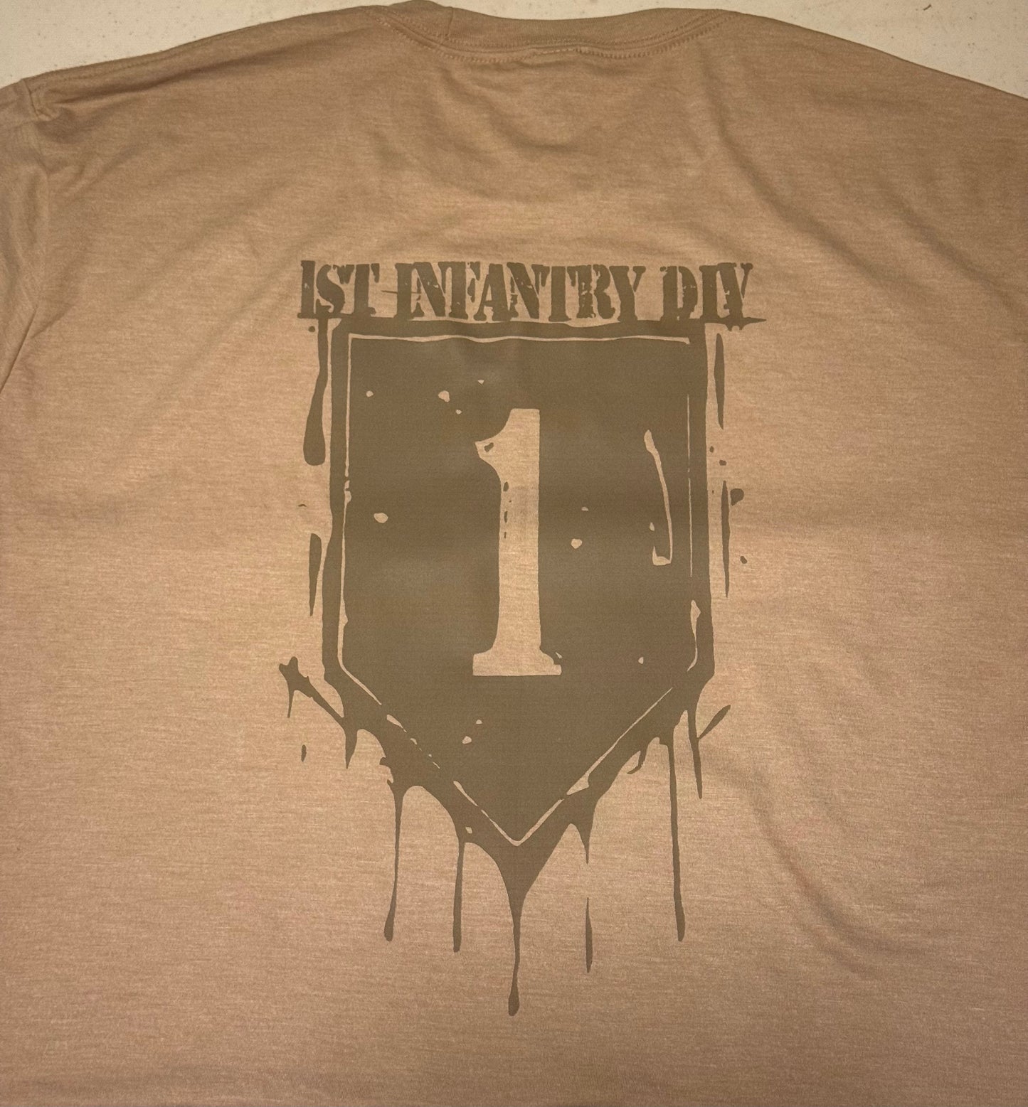 1st Infantry Div dripping SS t-shirt