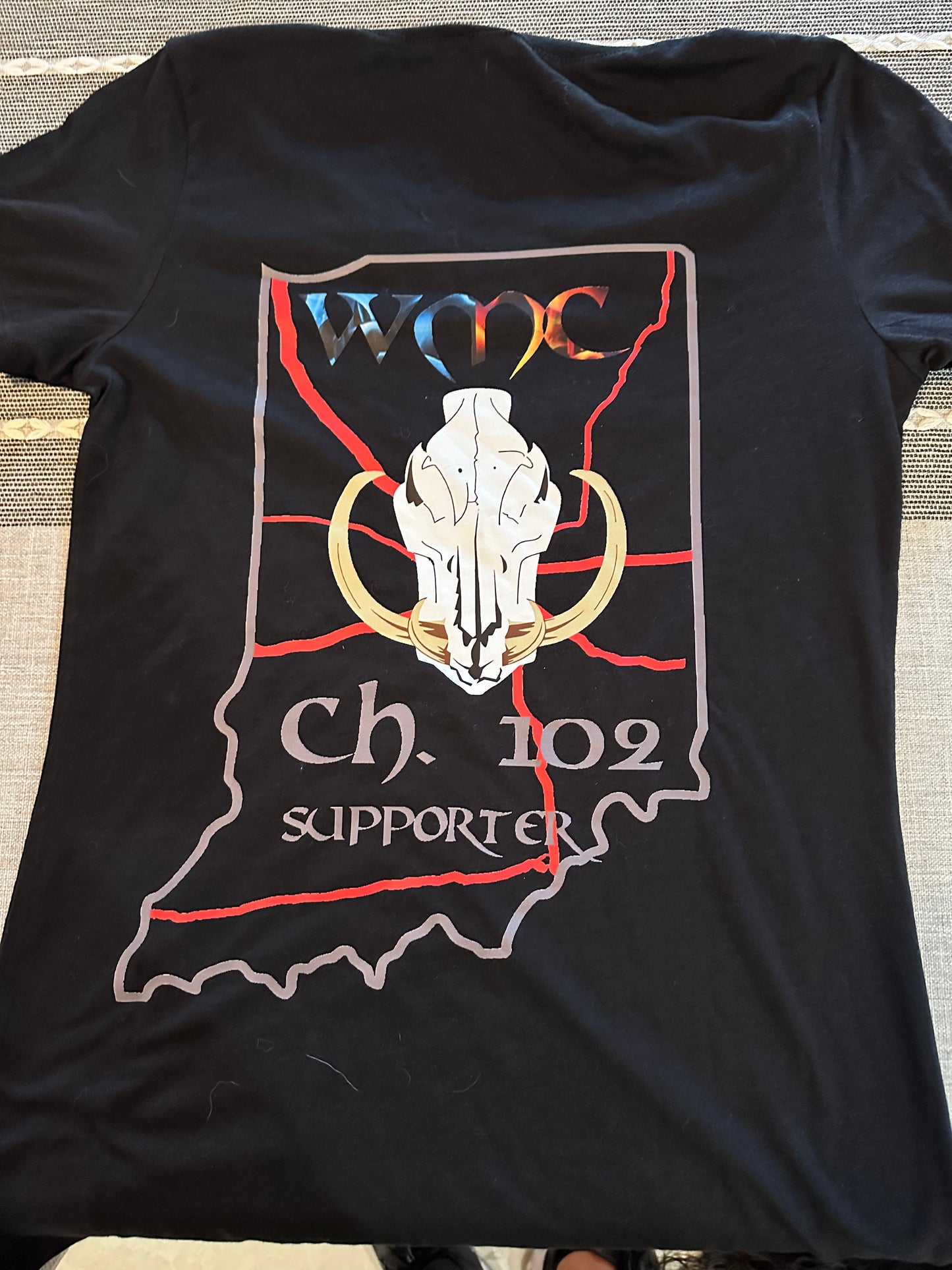 Custom Ladies Supporter  V-Neck T-Shirt