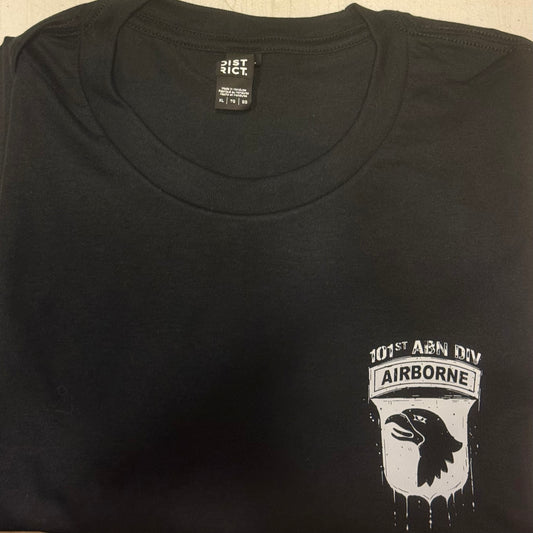 101st AIRBORNE dripping t-shirt